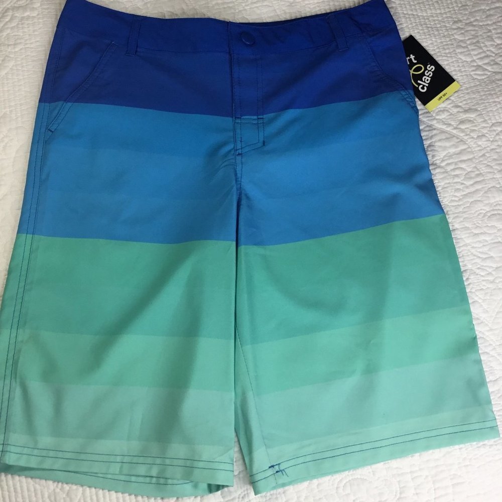 ART CLASS MEN'S SWIM BOARD SHORT SIZE 18 BLUE